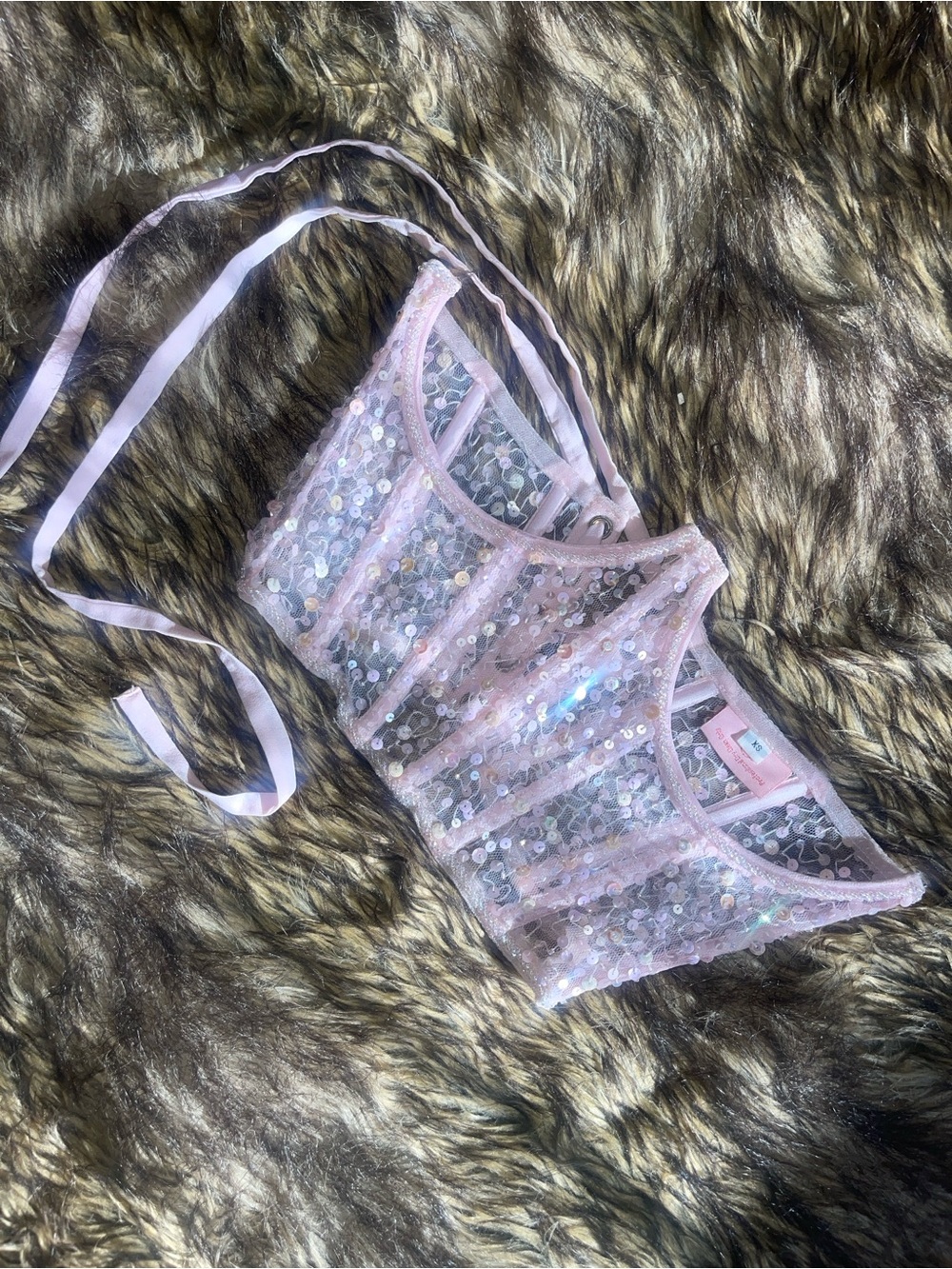 Dyspnea Ta Ta Bodice in Pink - XS